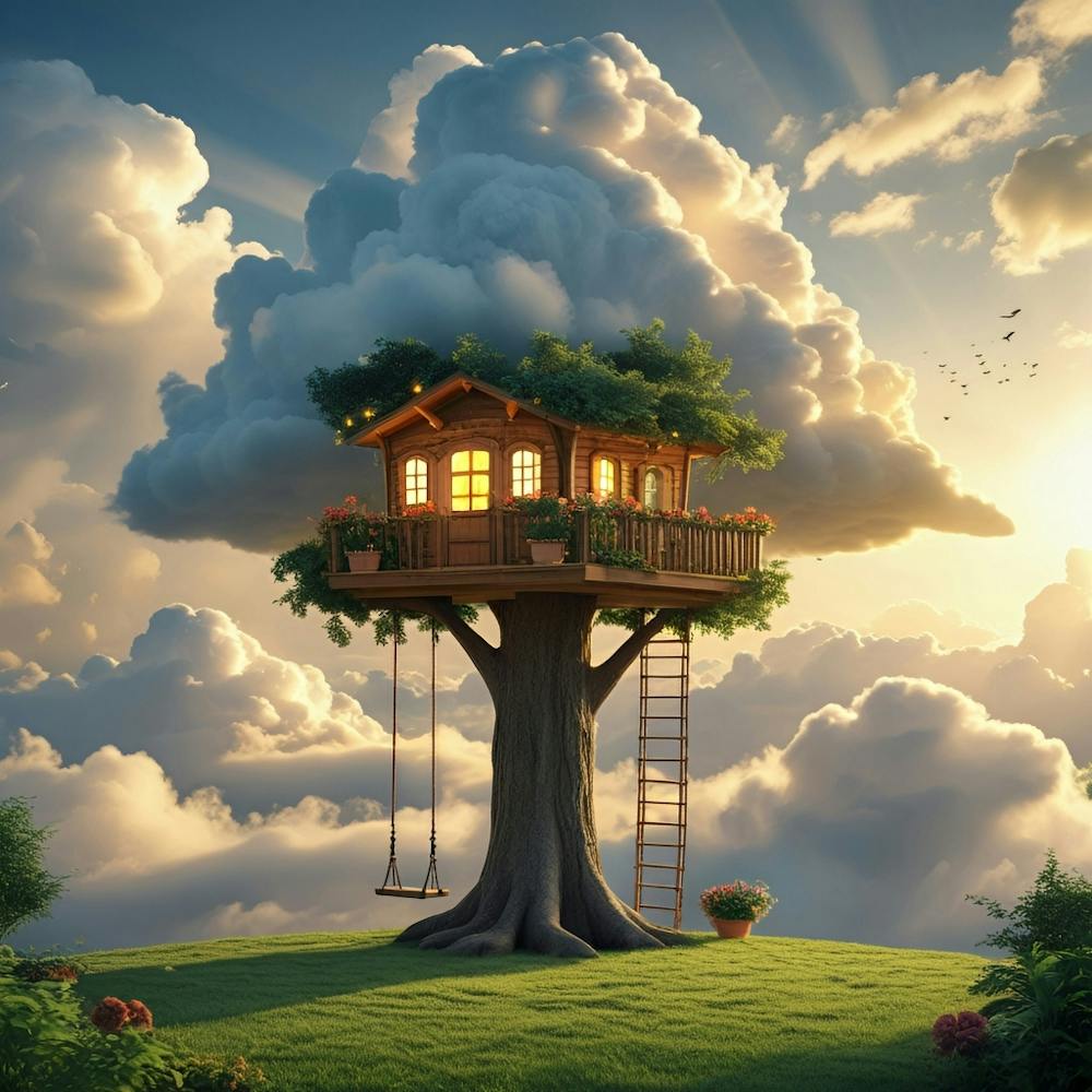 Tree House In The Clouds