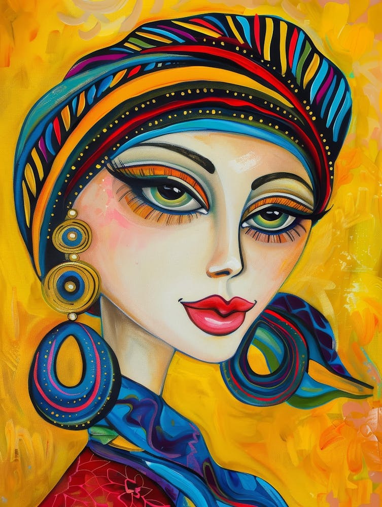 Woman In A Turban 3