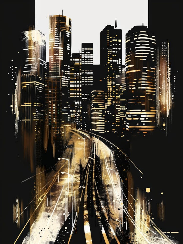 Cityscape Canvas Print 1