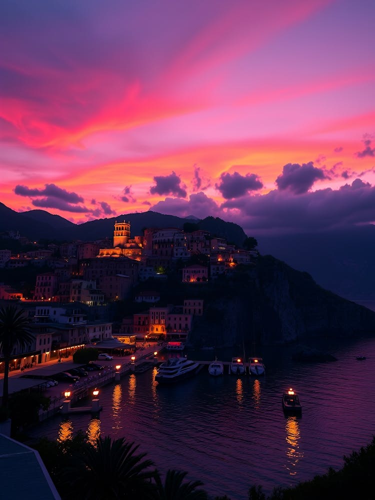 Sunset In Portoferraio