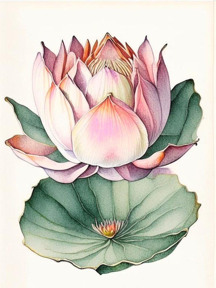 Double Lotus Watercolour Ink Pencil 1