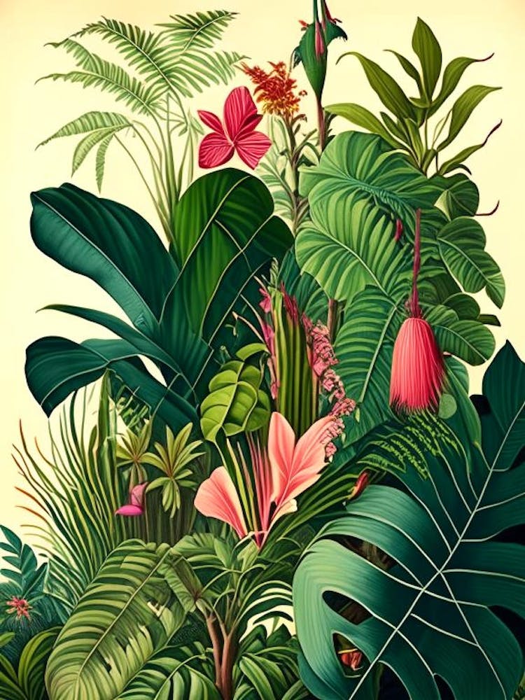 Tropical Paradise 4 Botanicals