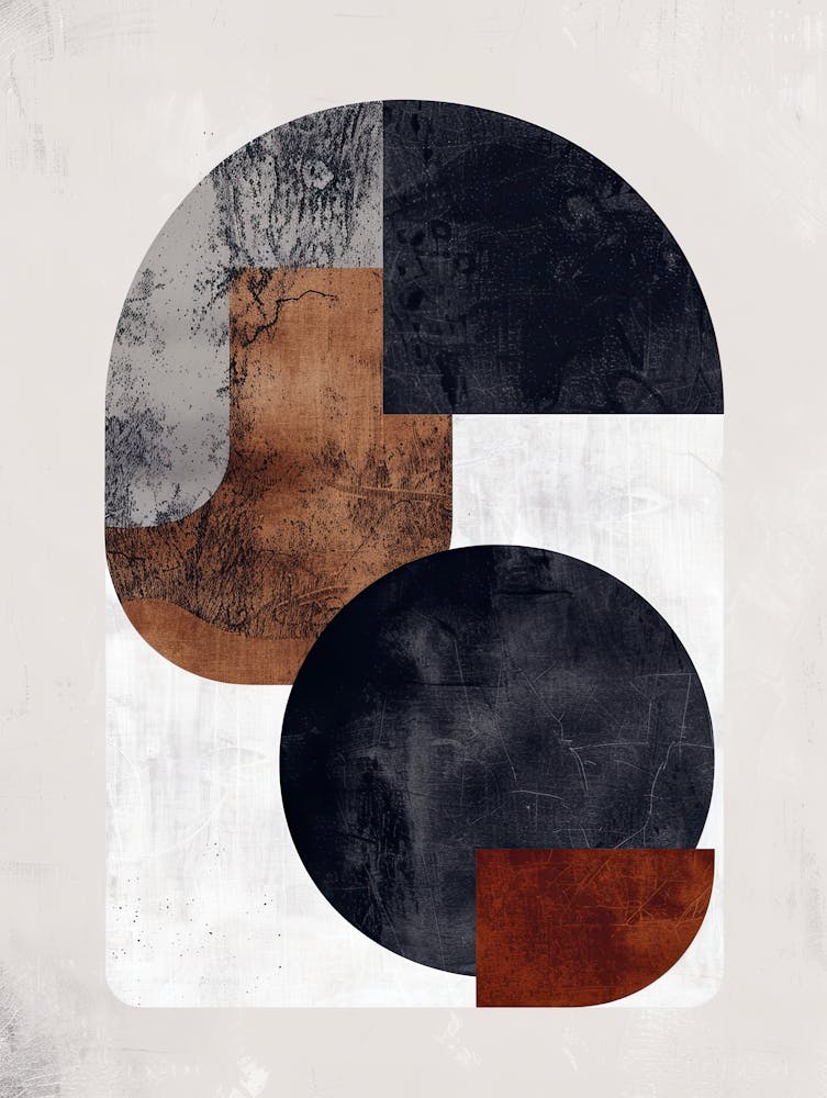 Geschichtete Tiefe Bauhaus Minimalistisch