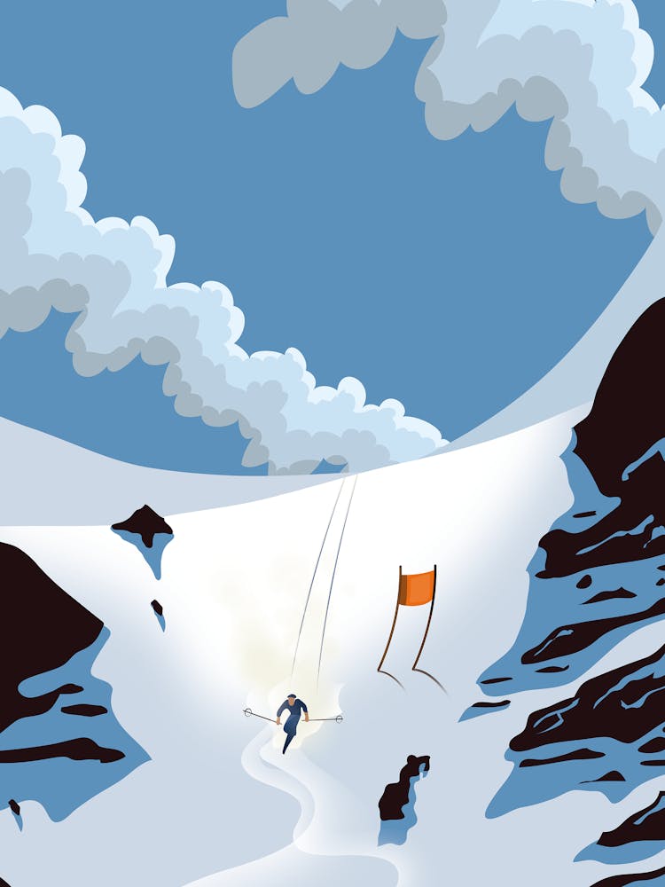 Skier On The Slopes