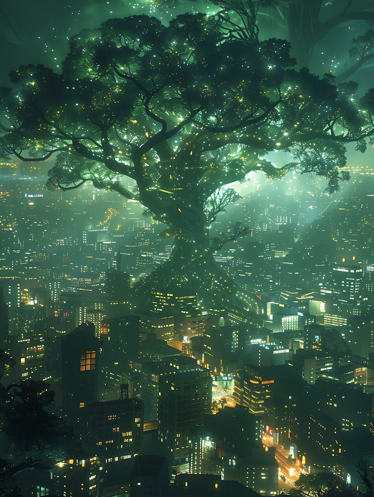 Skurriler Baum In Der Stadt 5