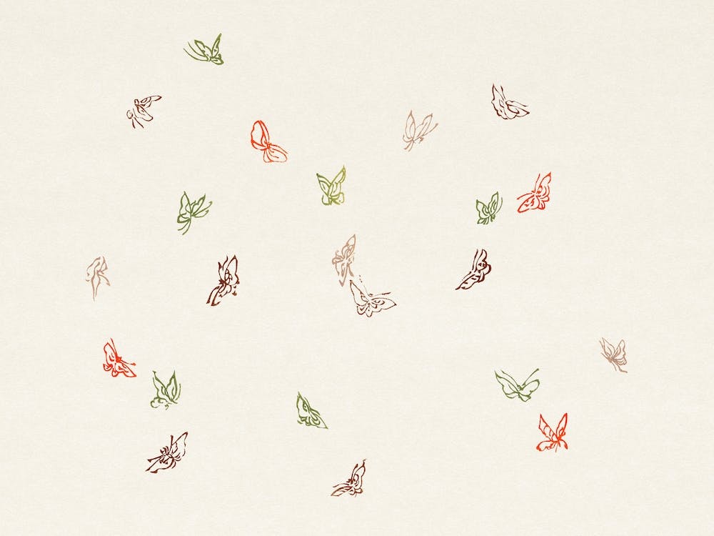 Butterfly Print, Kamisaka Sekka (2)