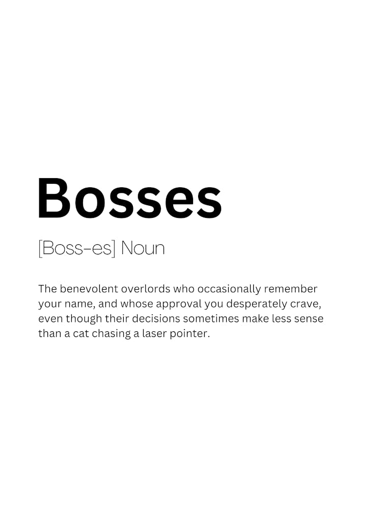Bosses Definition Meaning 1
