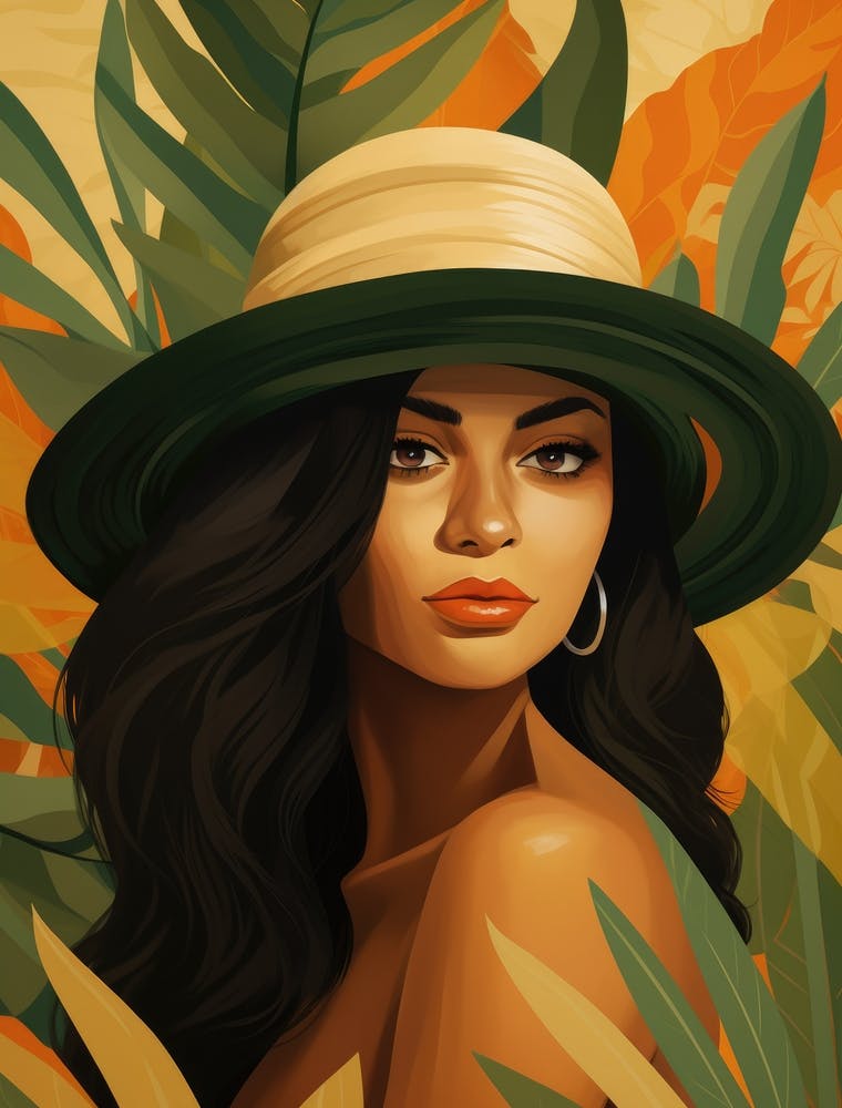 Woman In A Hat 21