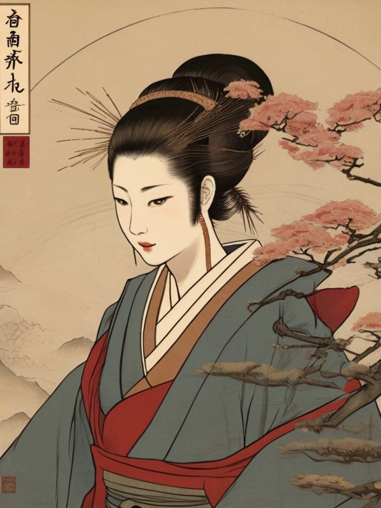 Japanese Triptych 1of3 30x40in 9000x12000px 44