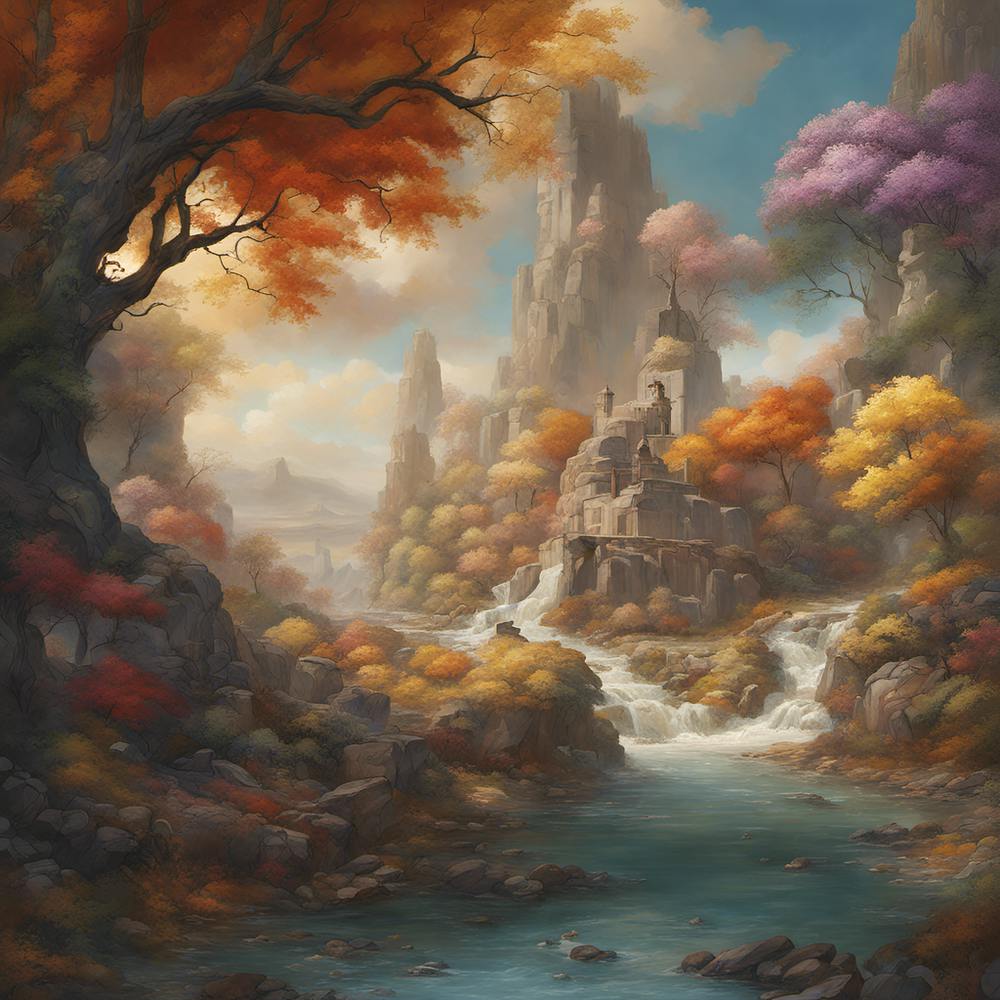 Fantasy Landscape Painting
