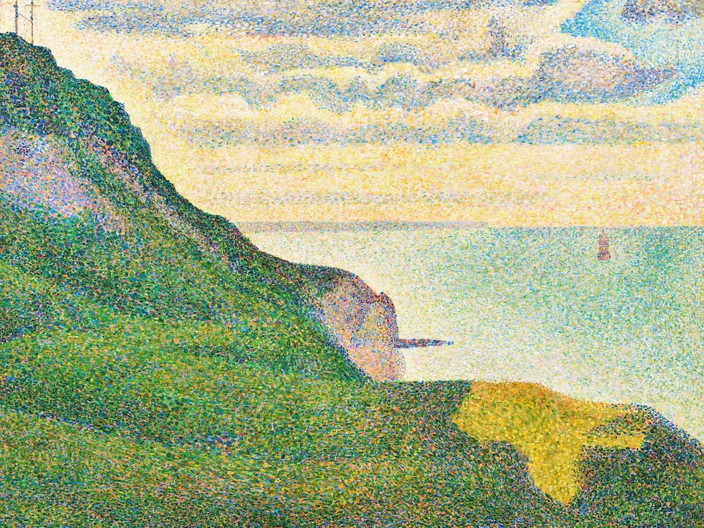 Seascape At Port En Bessin, Normandy, Georges Seurat