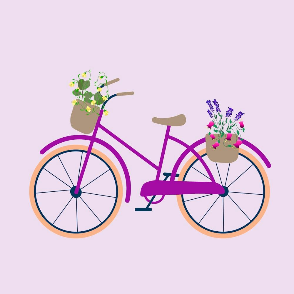 Bicycle With Flowers