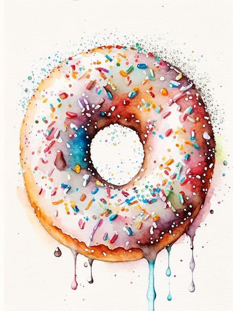Sprinkles Donut Cute Neon 2
