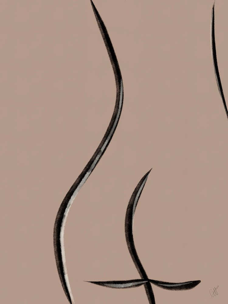 Woman 5 - Pantone 2025 Mocha Mousse