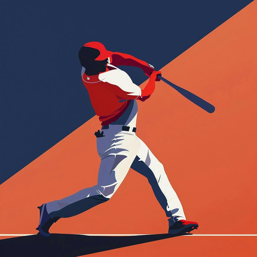 A Baseball Player Hitting Home Run Minimal Illus 1718672829 4