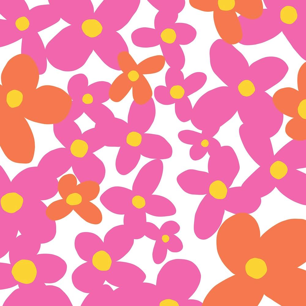 Petals In Pink Square