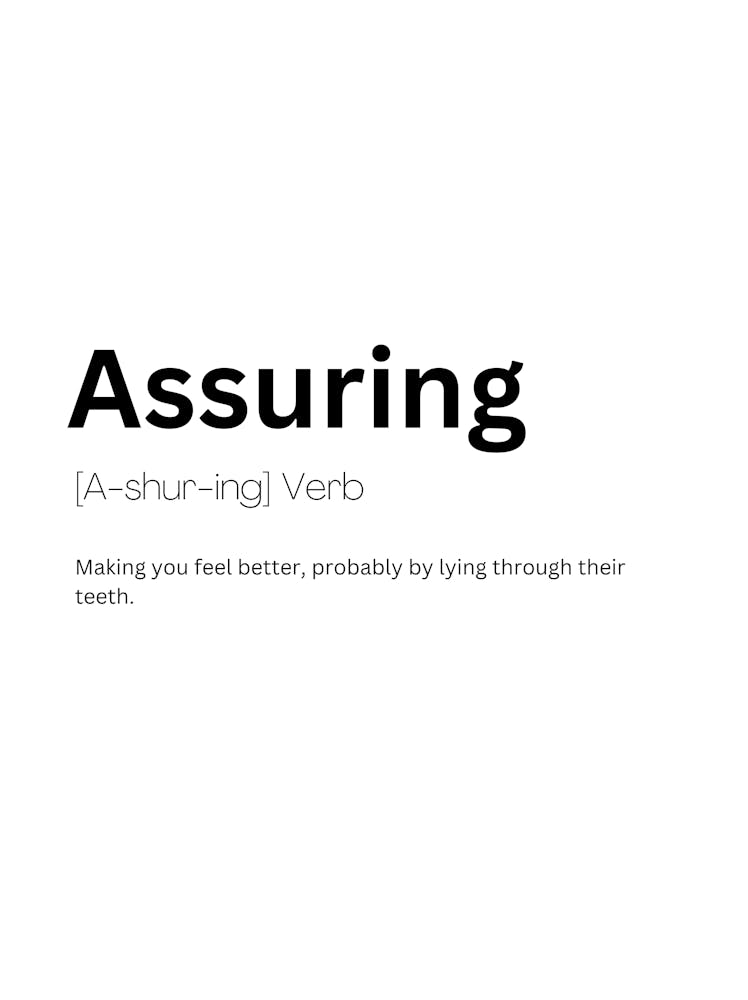 Assuring Definition Meaning 1