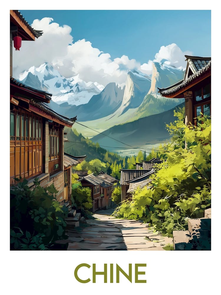 Affiche de voyage Chine 2