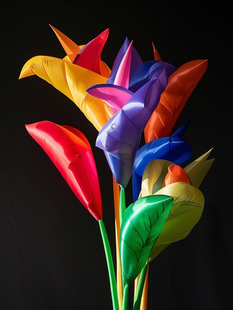 Bright Inflatable Flowers Heliconia 2