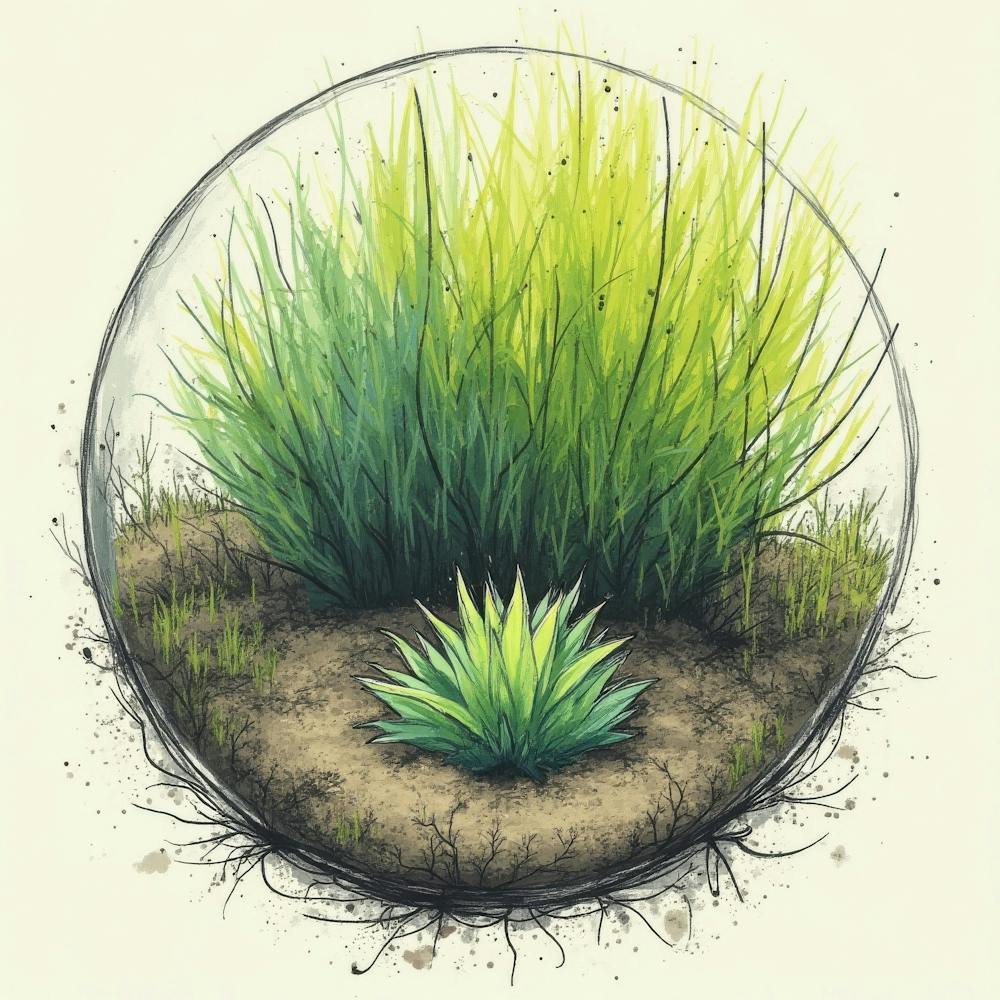 Grass In A Glass