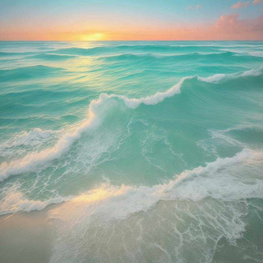 Sonnenuntergang am Strand