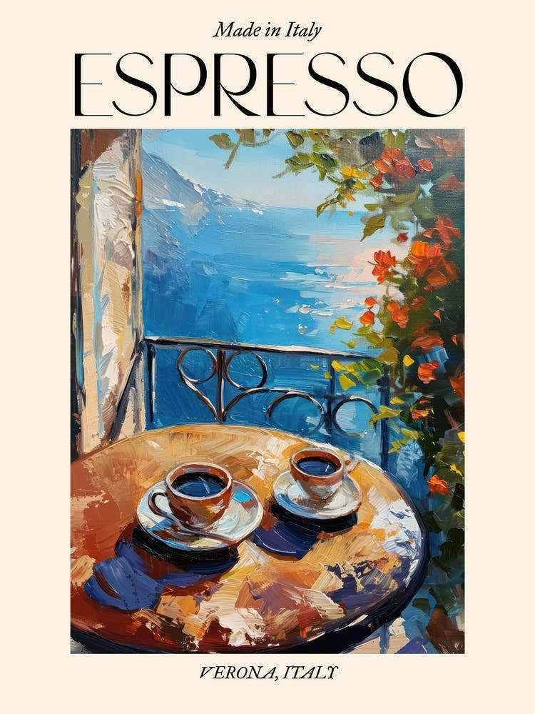Verona Espresso Made In Italy 1 Poster