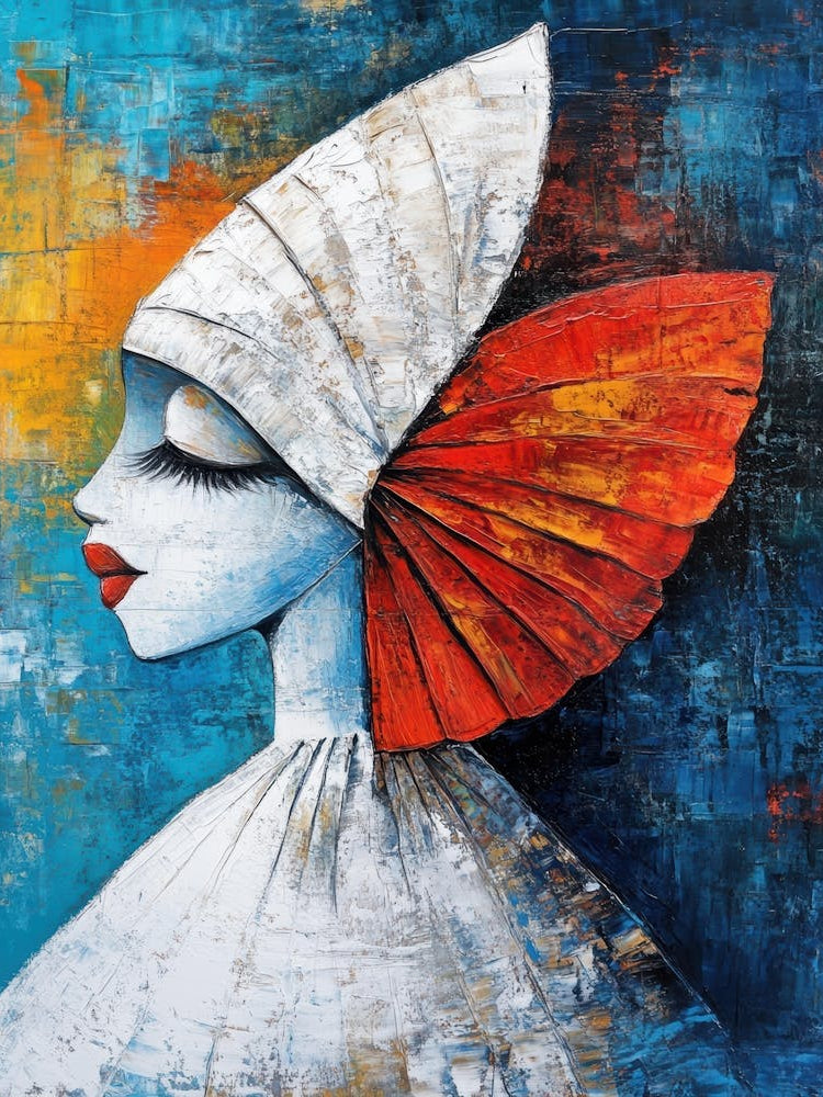 Woman With Red Headdress