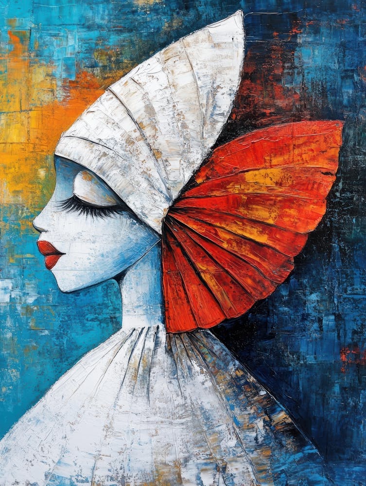 Woman With Red Headdress