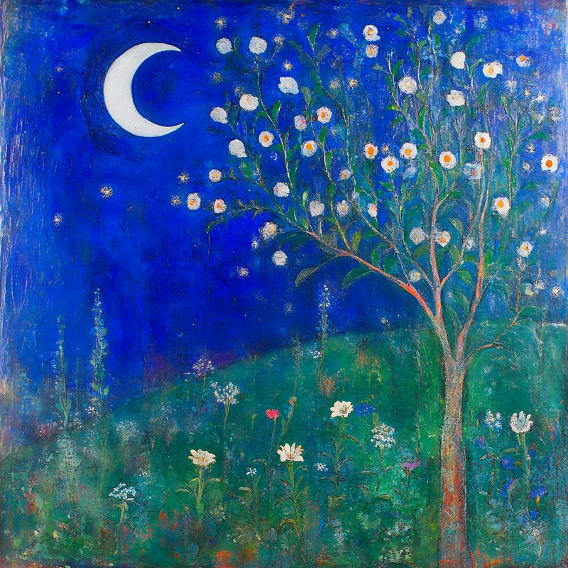 Moon And Flowers 3