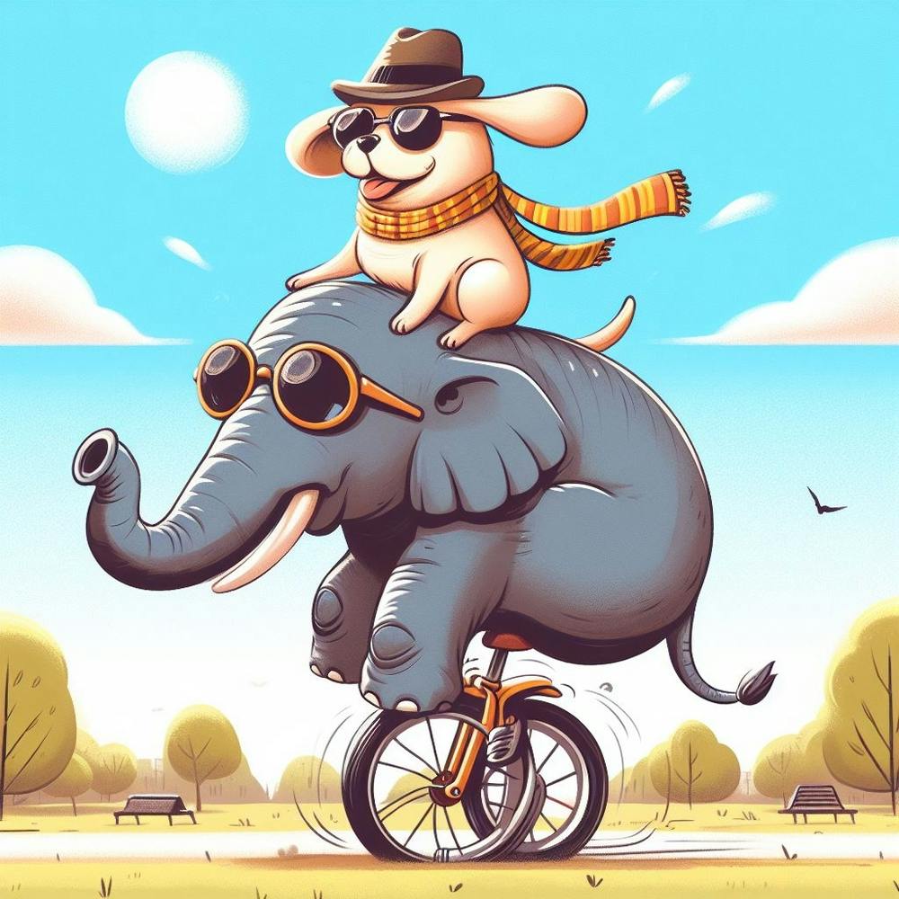 Buddies on a Unicycle