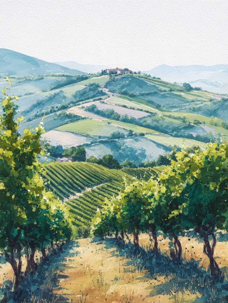 Aihrgdesign Isolated Watercolor Painting Of Countryside Lands 1374f21b 58eb 485f Bafe F9cf880f065f 0