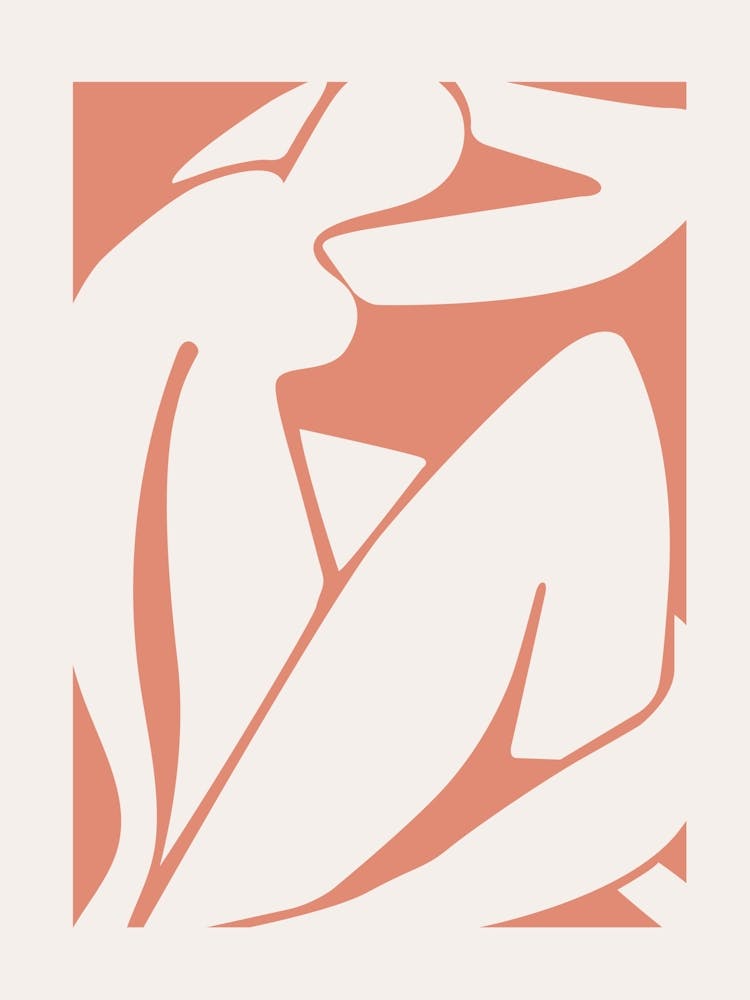 Abstract Of A Woman