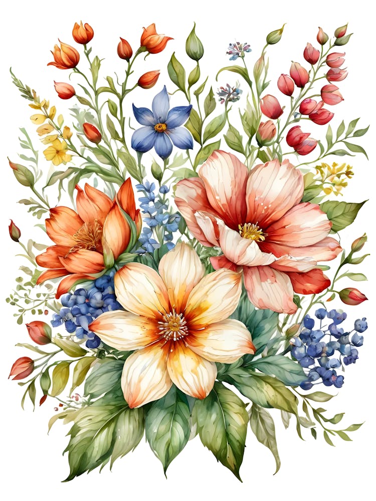 Watercolor Flowers 30
