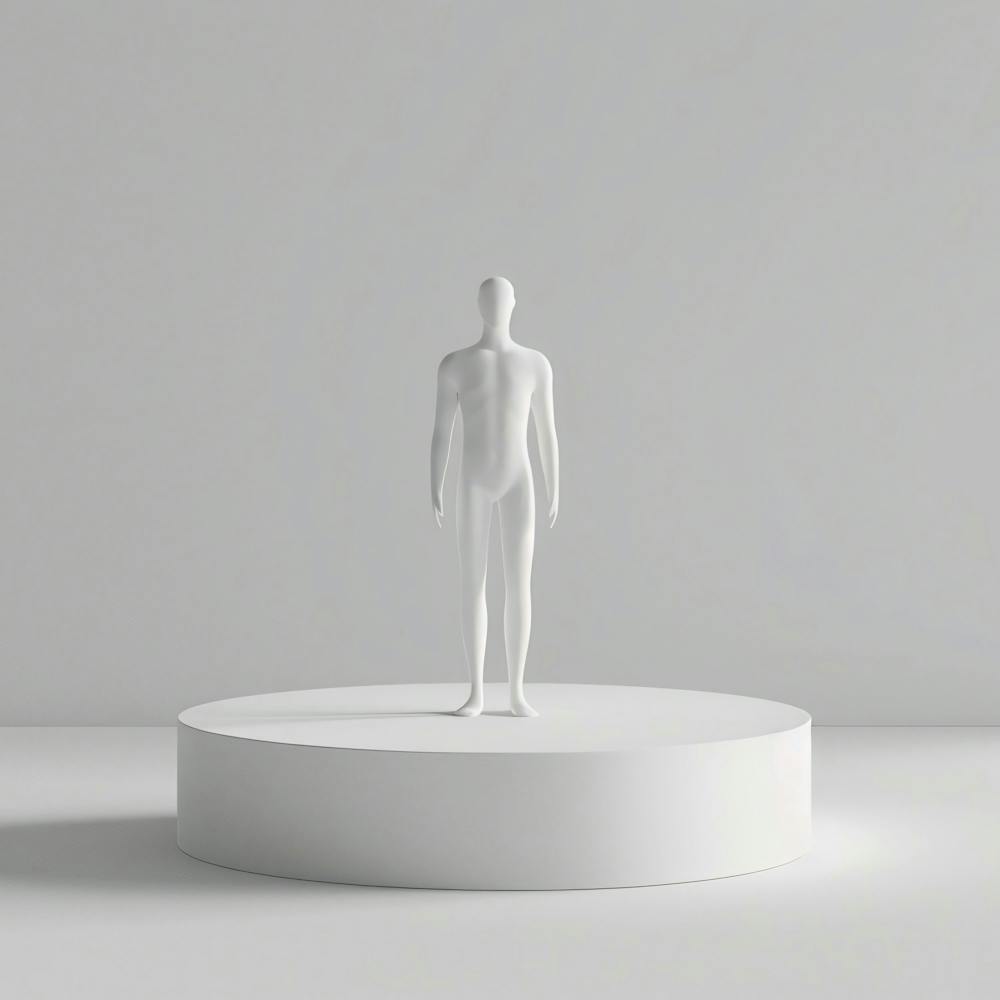 Mannequin sur Piédestal