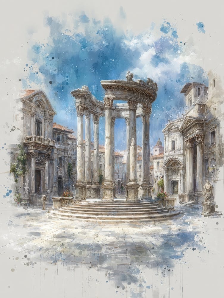 Aihrgdesign Isolated Watercolor Painting Of Italian Renaissan 74cdd908 D808 4fbc 896a Cf8d449b23e2 1