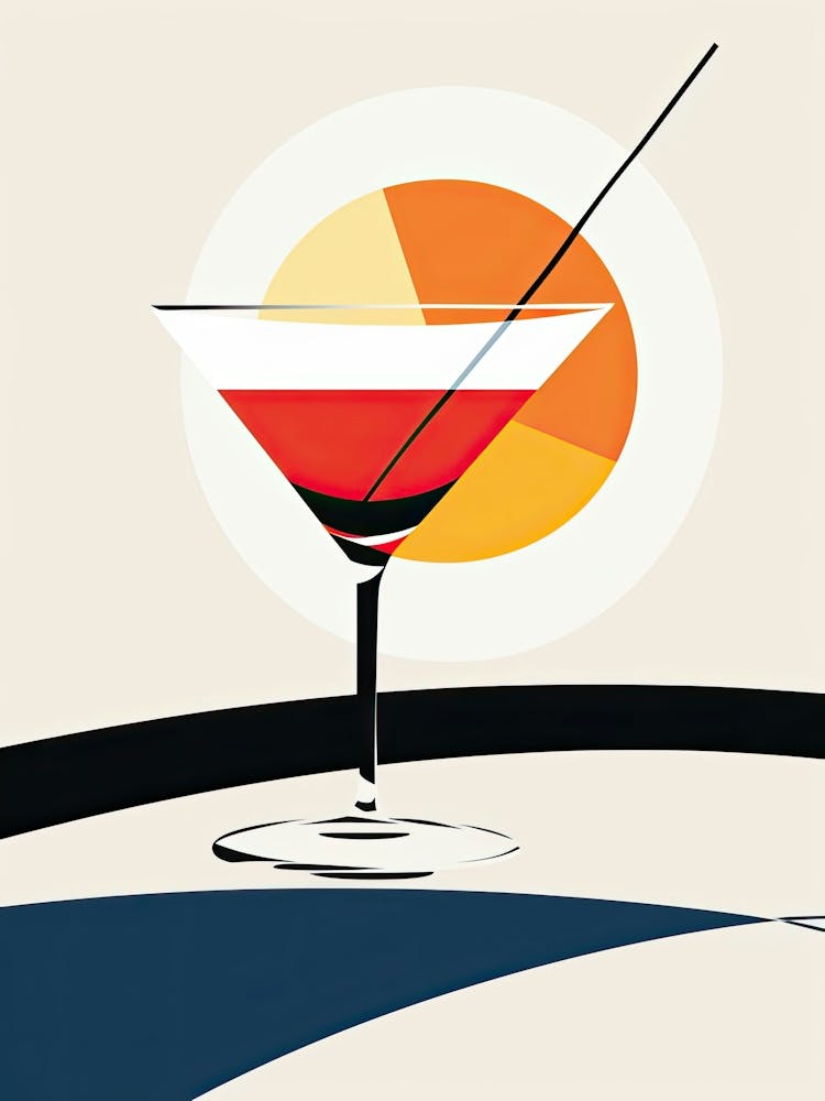 Mid Century Modern Sex On The Beach Floral Infusion Cocktail 4