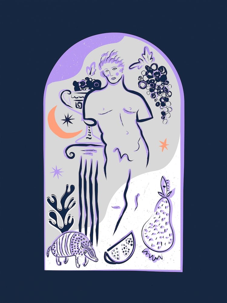 Mythical Grecian Statue