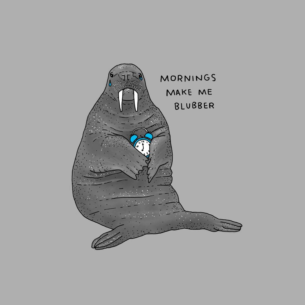 Sad Sleepy Walrus
