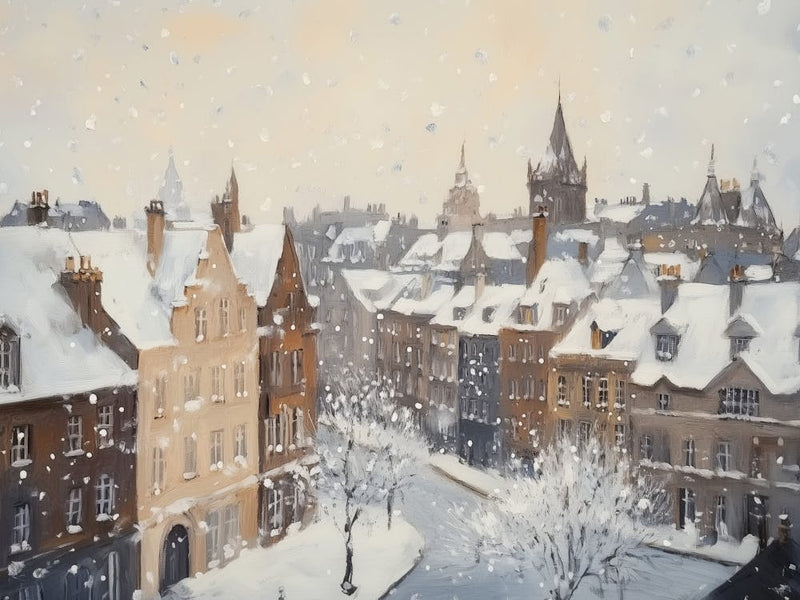 Edinburgh Town Winter