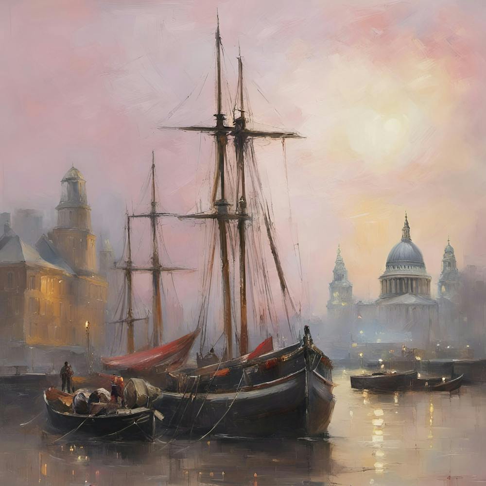 St Paul'S Cathedral From The Thames