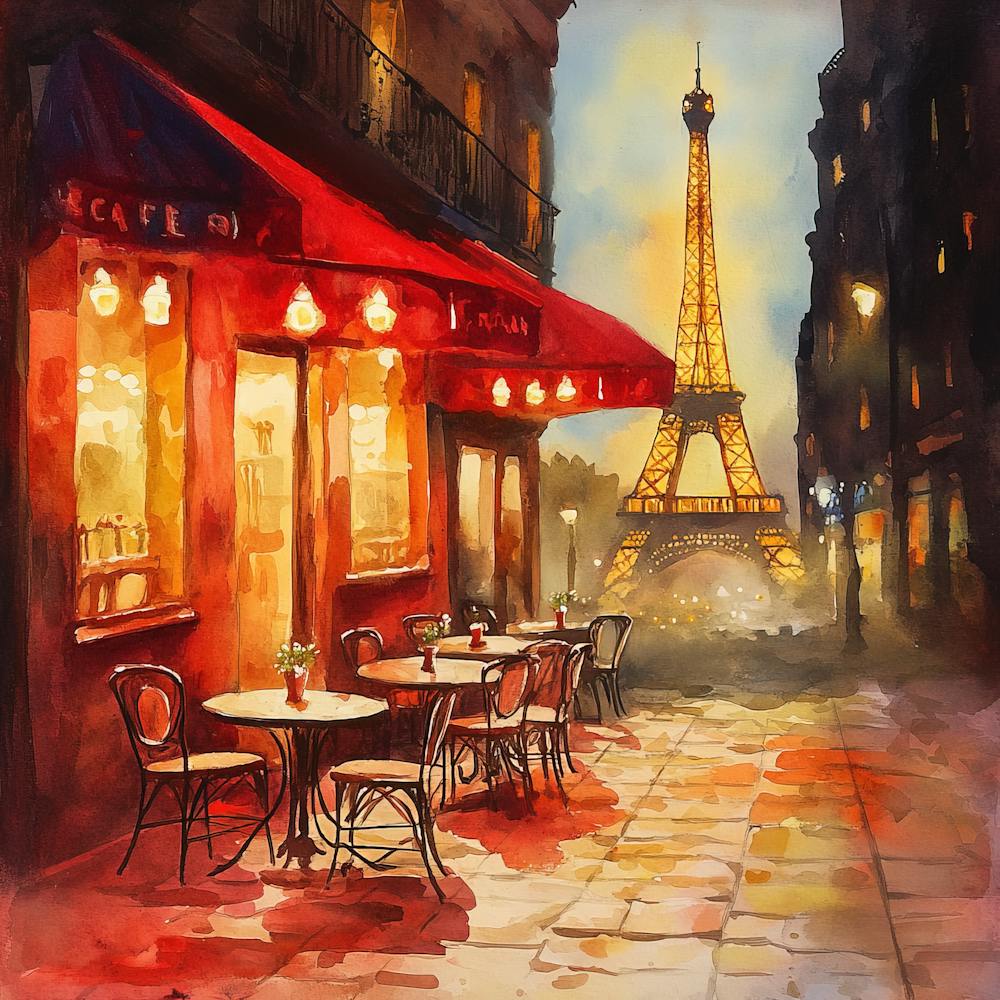 Romantic Paris Cafe 8