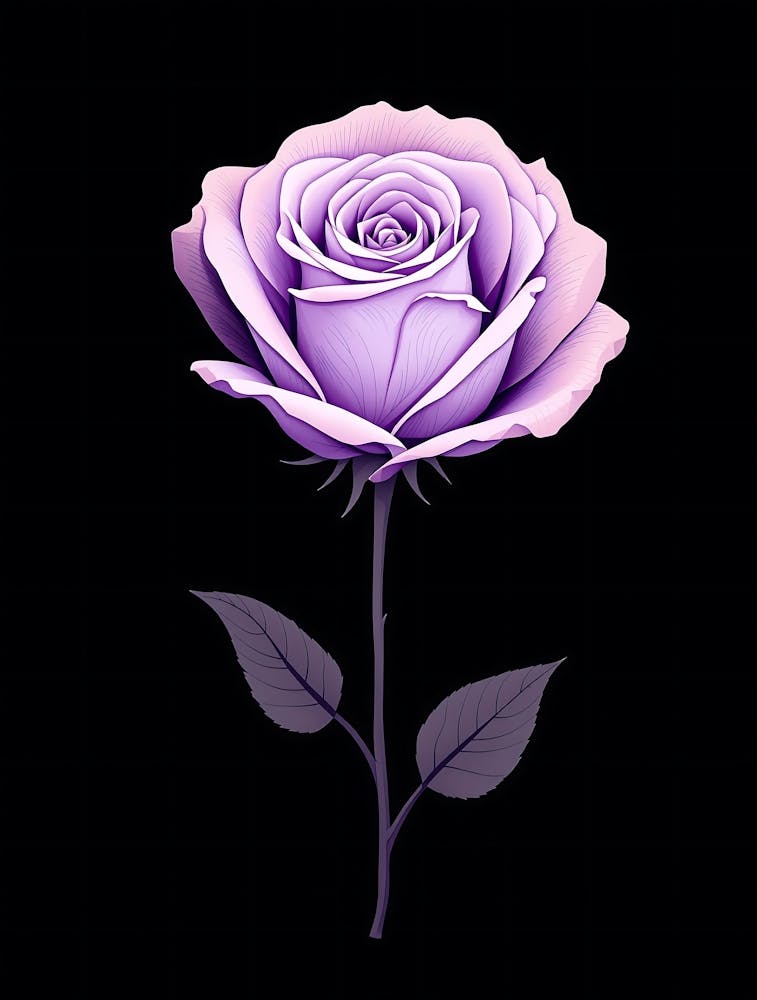 Serene Botanical Composition with a Minimalist Aesthetic