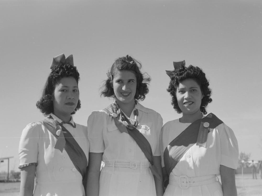 Untitled Photo, Possibly Related To Girls Of The Reception Committee At The Annual Field Day Of The Fsa (Farm Security