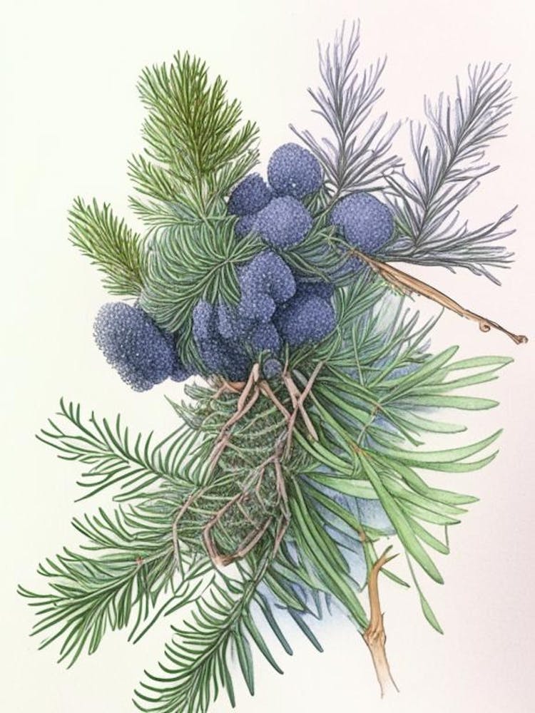 Juniper Herb Pencil Colour 2