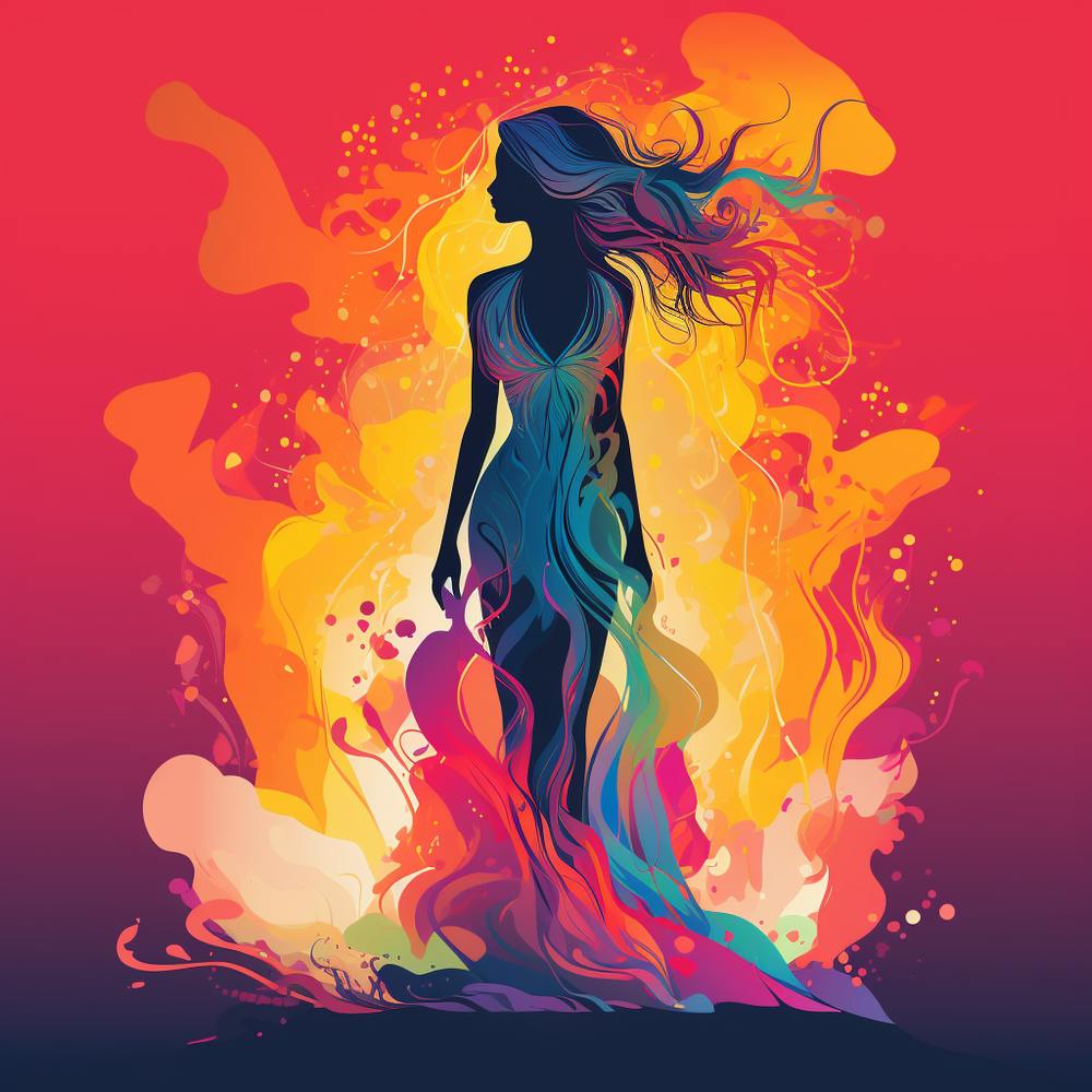 Femme En Flammes