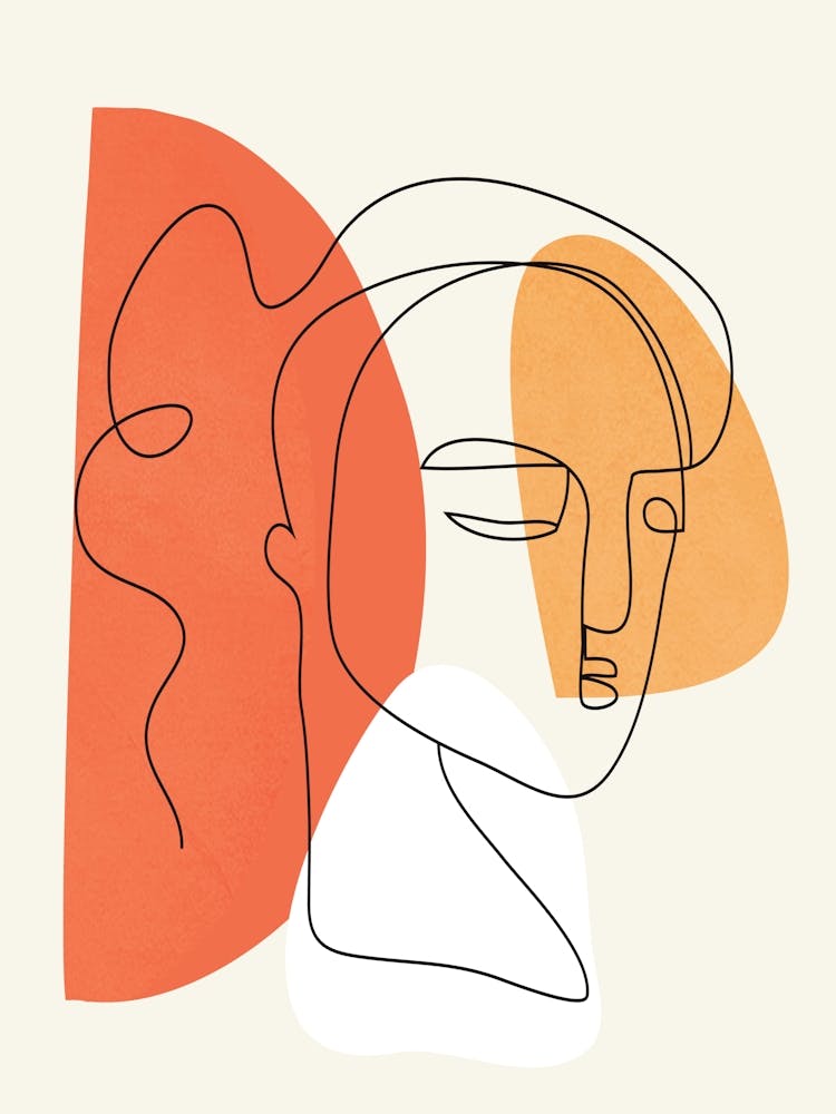 Abstrakte Gesichter 8