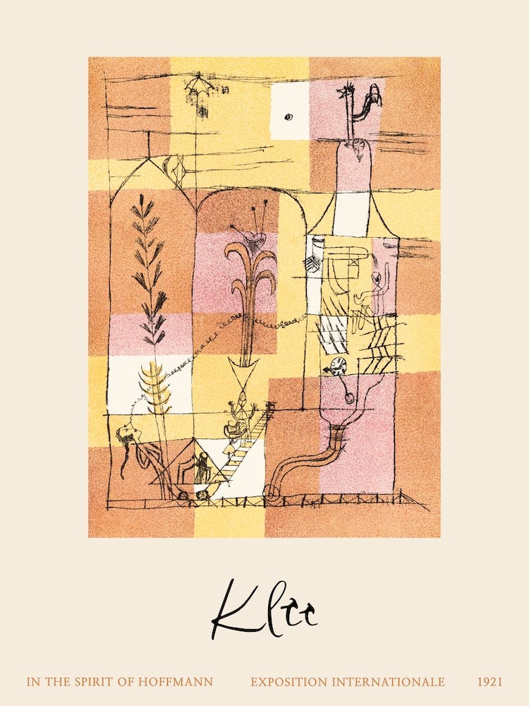 In The Spirit Of Hoffmann Poster, Paul Klee