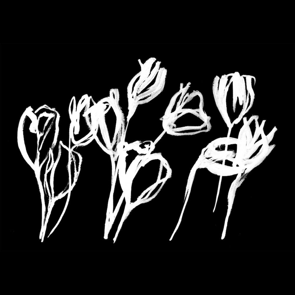 Night Tulips I Square