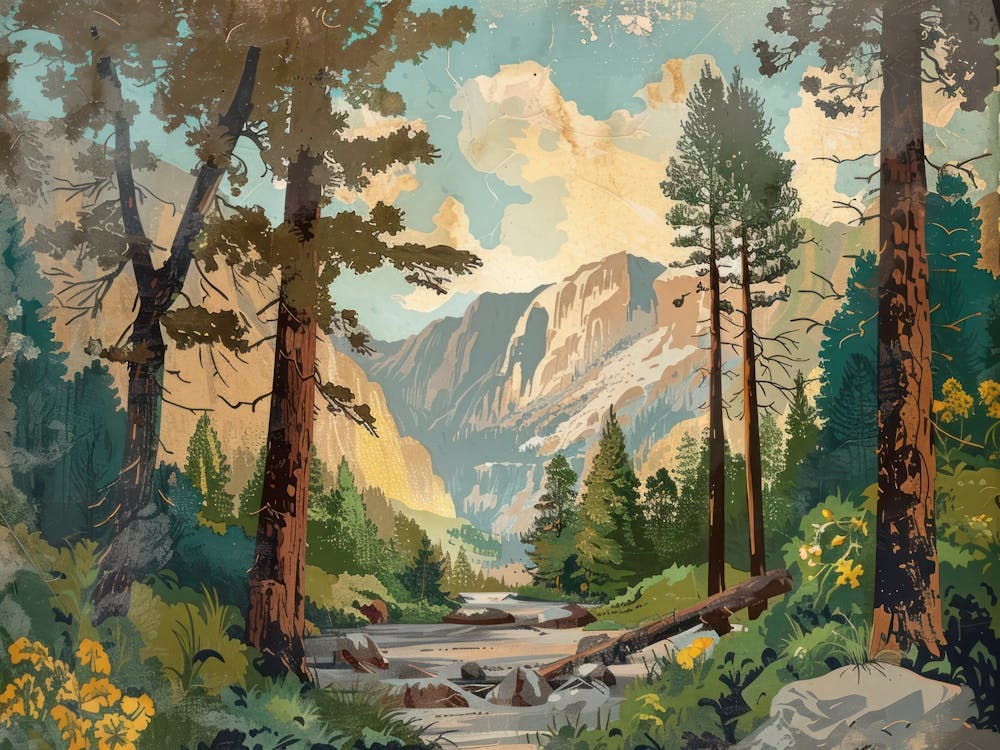 Vintage Wald Illustration 3