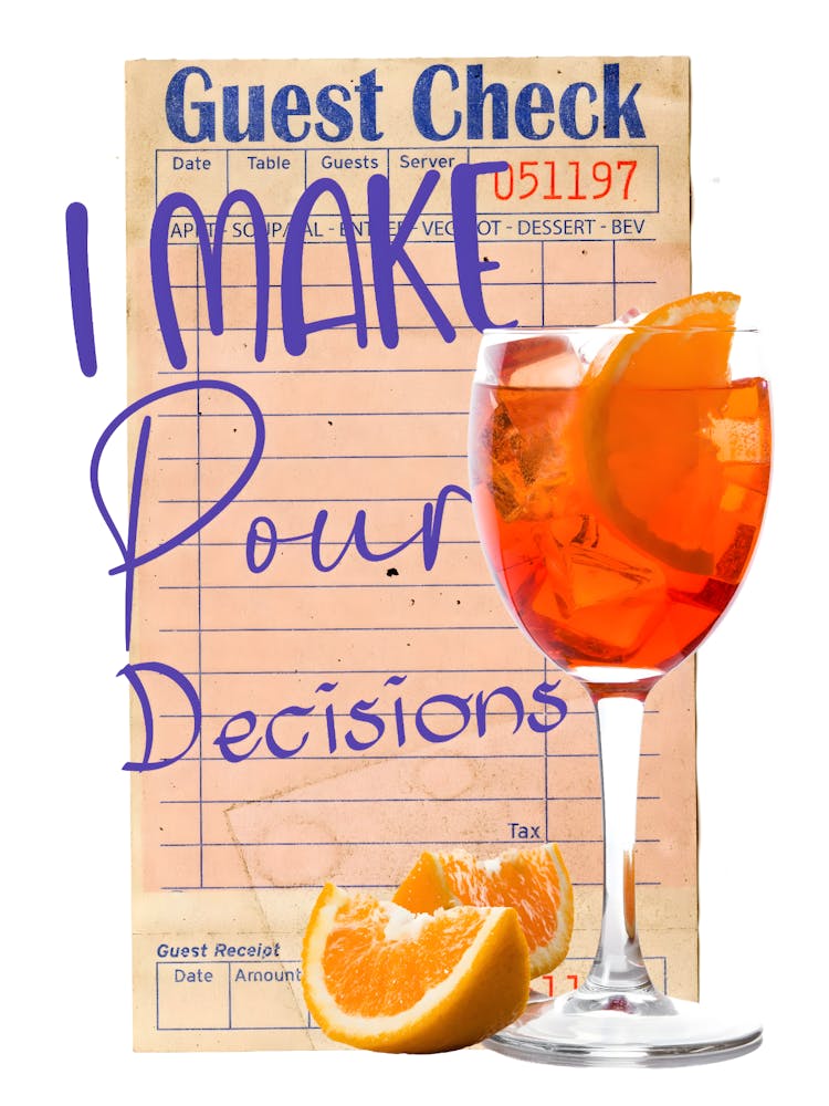 Guest Check I Make Pour Decisions